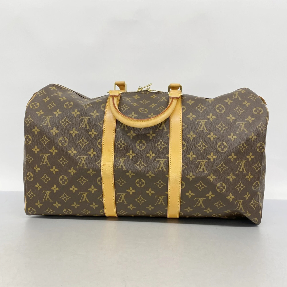 LOUIS VUITTON Brown Monogram Keepall 50 Boston Bag - Picture 10 of 10